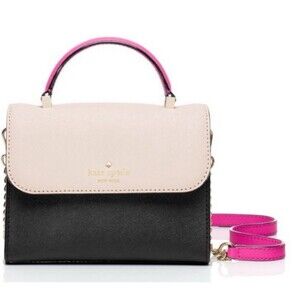 Kate Spade Cedar Street Mini Nora Pink/Cream/Black Bag